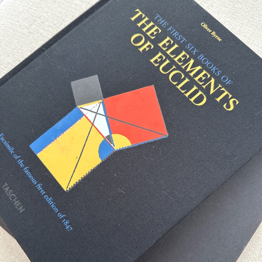 The elements of euclid coffee table book